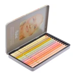 مداد رنگی جعبه فلزی رنگ پوست روشن سری آرتیست (برند آریا) -۲.jpg
