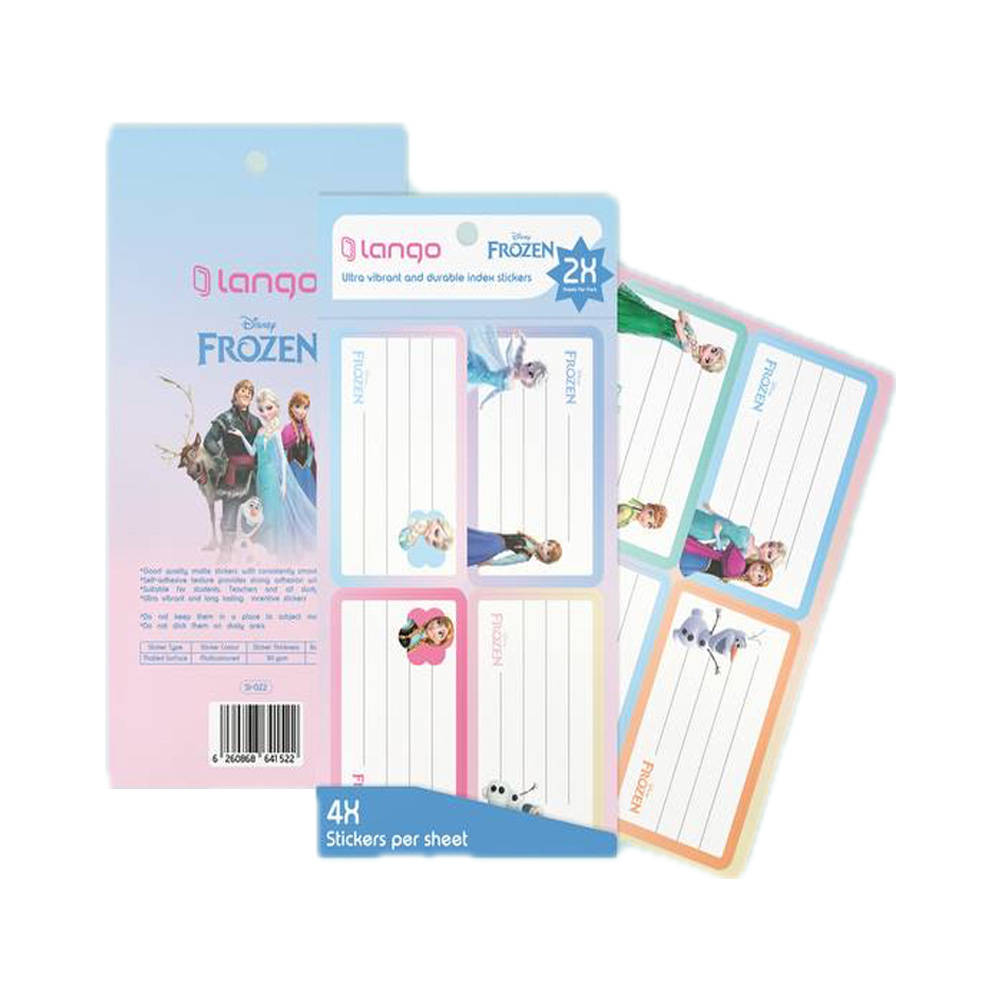 برچسب اسم فانتزی بزرگ طرح فروزن (برند لانگو)