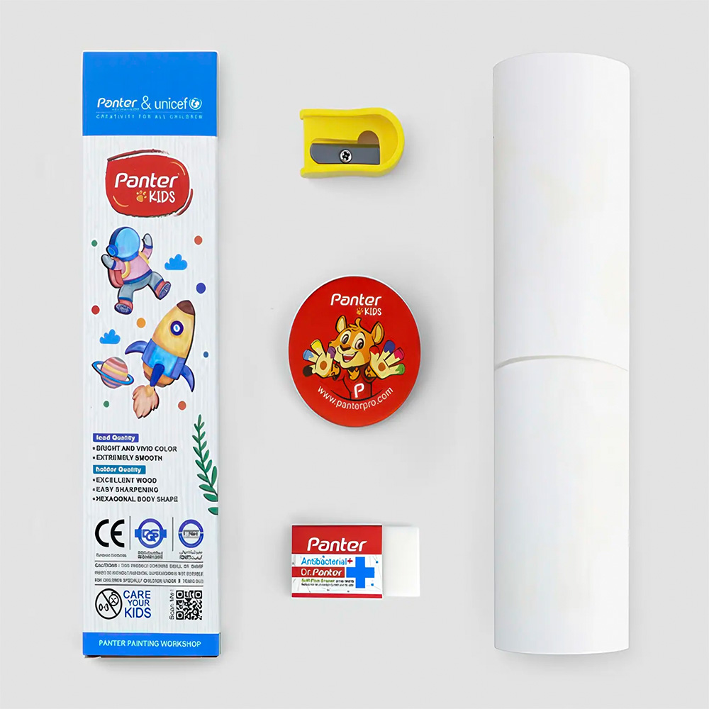 کارگاه نقاشی رولی با تکنیک مدادرنگی قوطی کوچک پنتر و یونیسف (برند پنتر)-۱.jpg