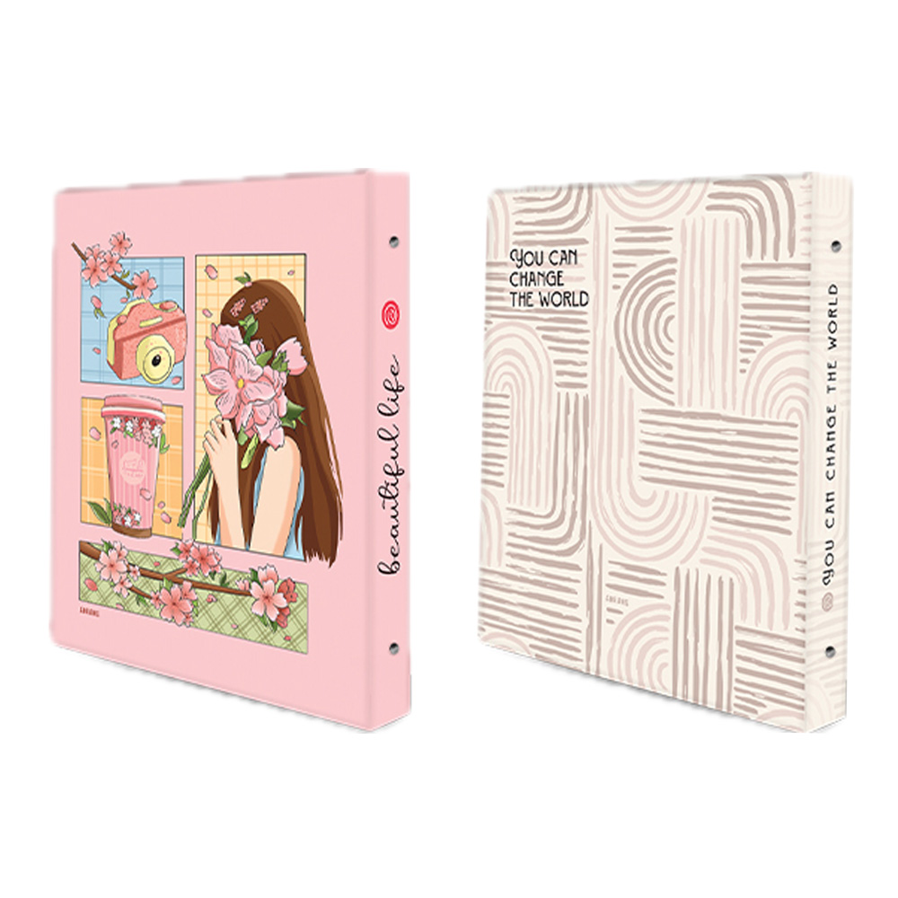 دفتر کلاسوری ۱۰۰ برگ ۲۶ حلقه قفل فلزی (برند آبرنگ)-۲.jpg