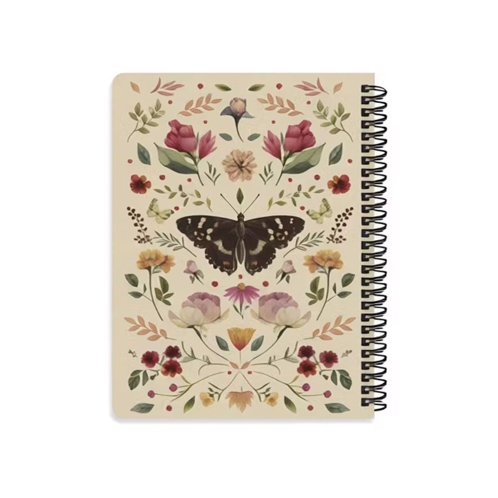 دفتر ۱۰۰ برگ سیمی جلد سخت با استیکر طرح نیچر (برند لانگو)-۲.jpg