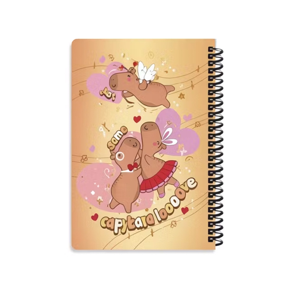 دفتر ۱۰۰ برگ سیمی جلد سخت با استیکر طرح کپی بارا (برند لانگو)-۶.jpg