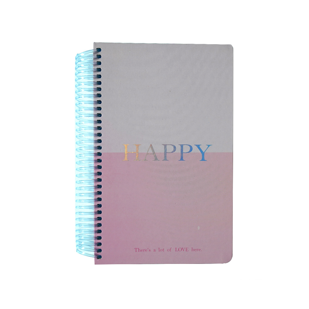 یادداشت 120 برگ طرح هپی اسپیرال (برند لانگو)-صورتی.jpg