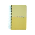 یادداشت 120 برگ طرح هپی اسپیرال (برند لانگو)-زرد.jpg