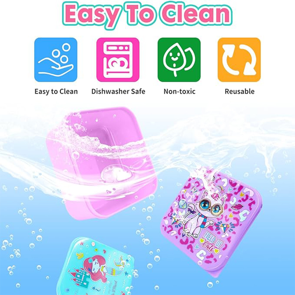 ظرف غذا ست چهار سایز طرح گربه عینکی (برند وست)-۳.jpg