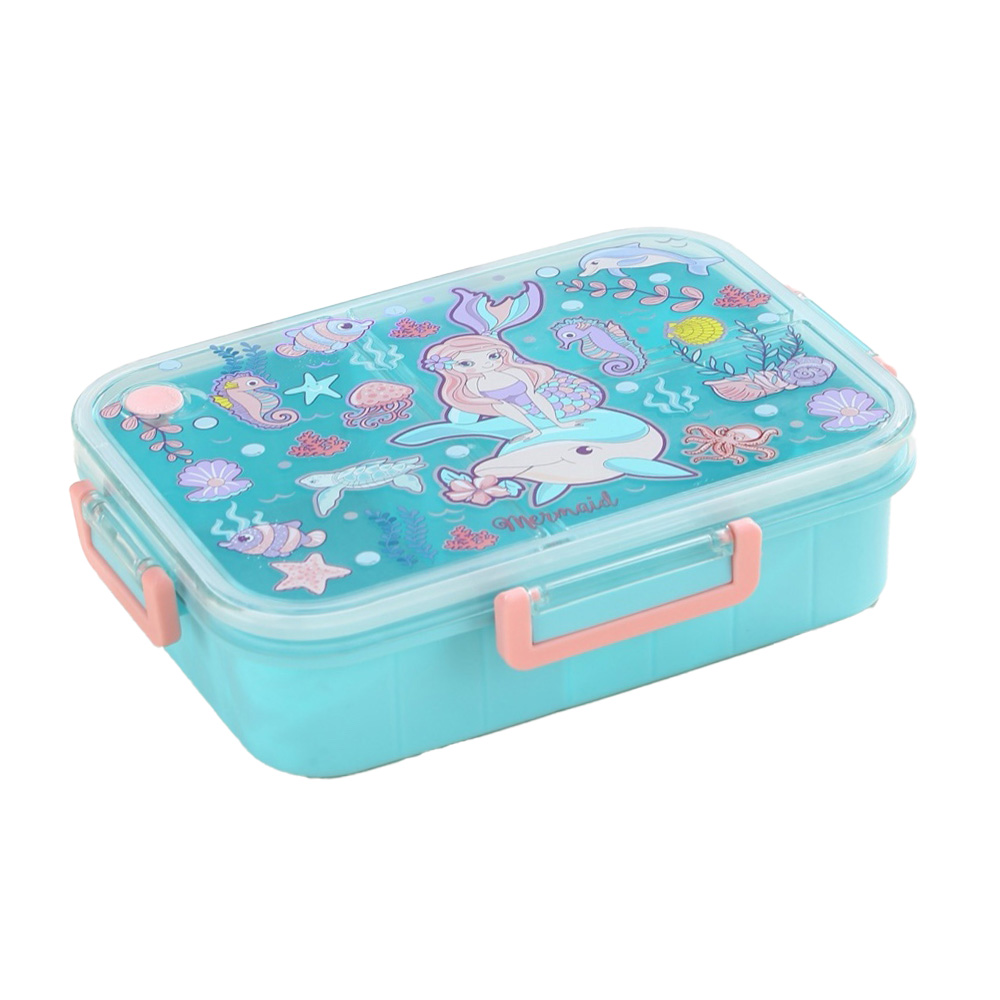 ظرف غذا مستطیل سه قسمتی ۱۲۰۰ میل طرح دریایی (برند وست)