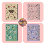 دفتر ۱۰۰ برگ سیمی جلد سخت با استیکر طرح نیچر (برند لانگو)-7.jpg