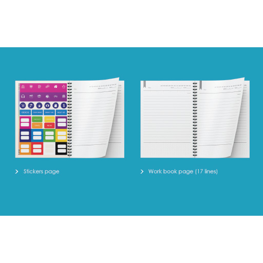 دفتر ۲۰۰ برگ سیمی دیوایدر دار سری پروژه بوک پلاس (برند لانگو)-۲.jpg