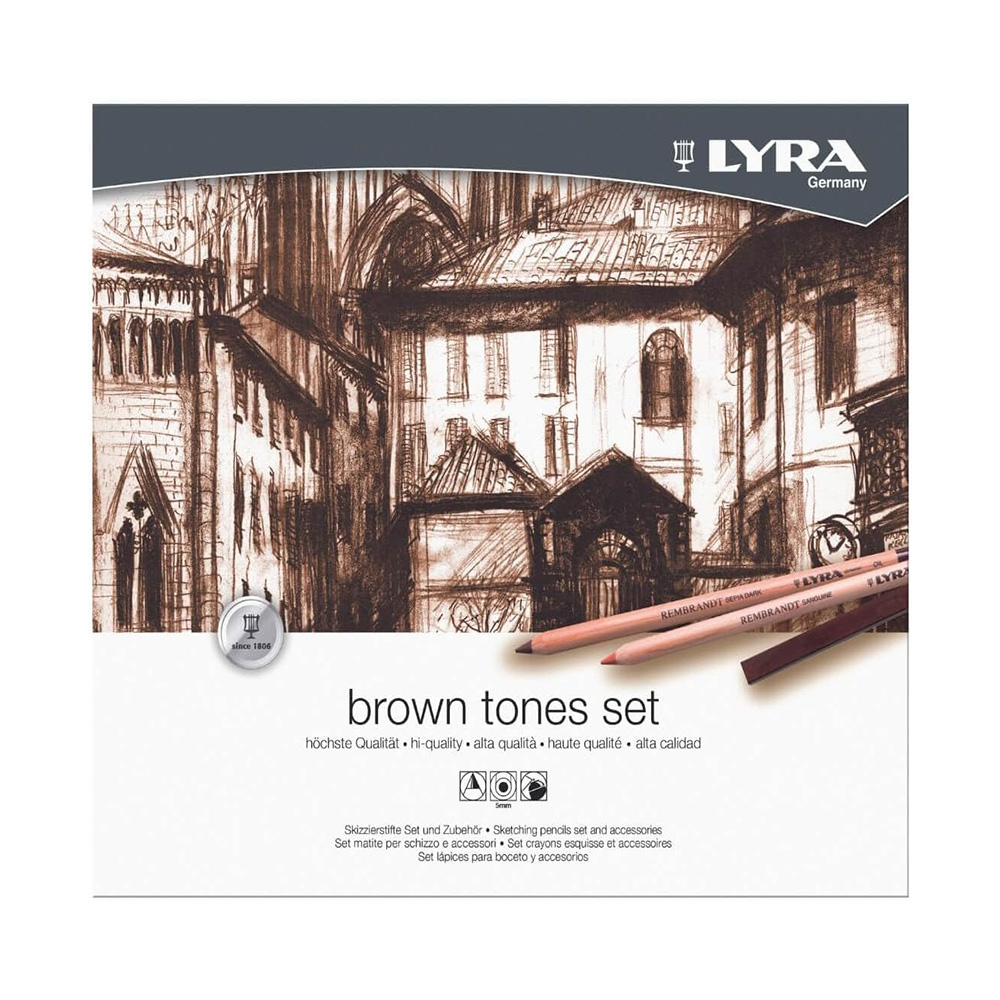 ست طراحی 25 تکه طیف قهوه ای (برند لیرا)-۲.jpg