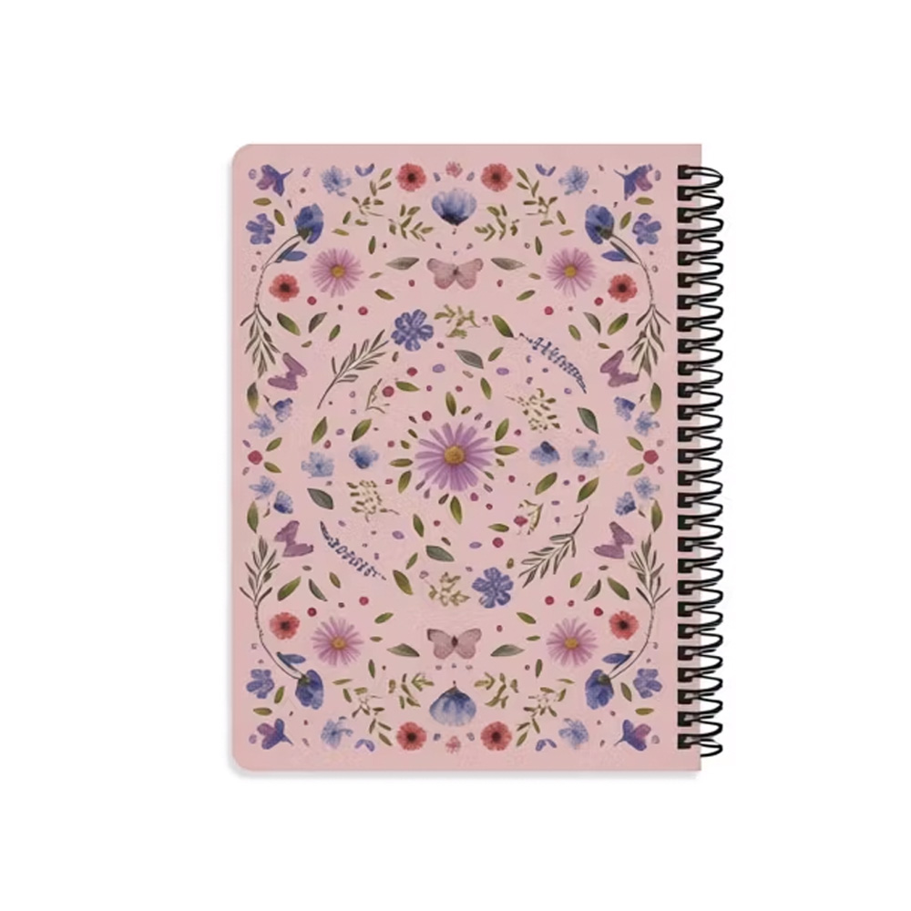 دفتر ۱۰۰ برگ سیمی جلد سخت با استیکر طرح نیچر (برند لانگو)-۳.jpg