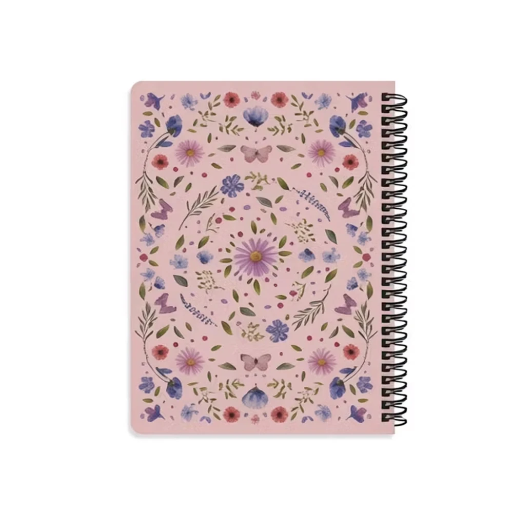 دفتر ۱۰۰ برگ سیمی جلد سخت با استیکر طرح نیچر (برند لانگو)-۳.jpg