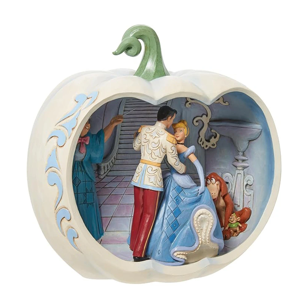 مجسمه کدو تنبل و سیندرلا Cinderella Movie Scence (برند دیزنی)-۲.jpg