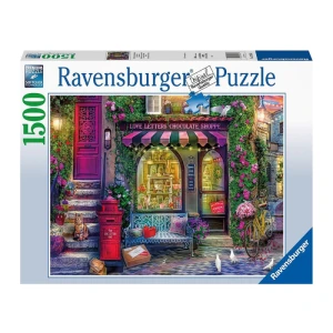 پازل ۱۵۰۰ تکه طرح نامه ها عاشقانه شکلات فروشی Love Letters Chocolate Shop (برند رونزبرگر)