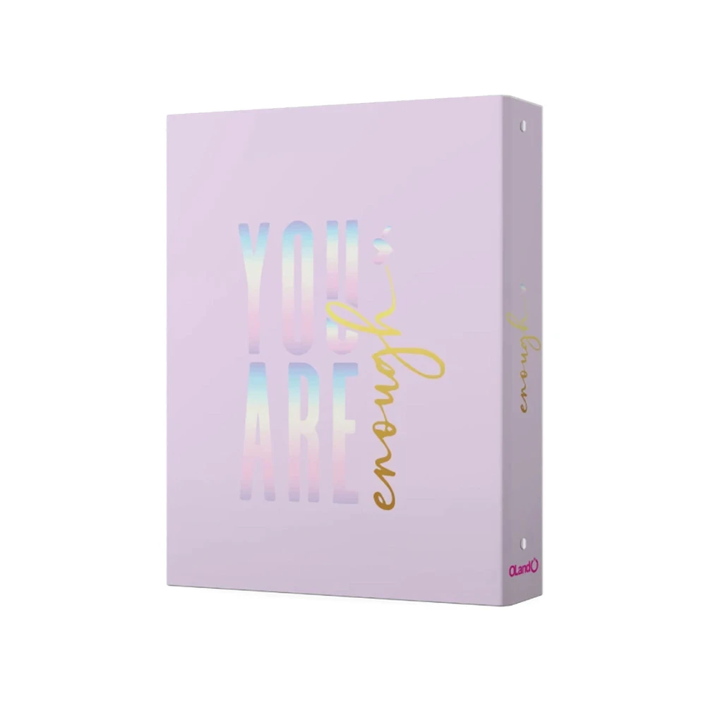 دفتر کلاسوری ۱۰۰ برگ ۶ حلقه جلد سخت A5 سری گود وایبز (برند الند)-۳.jpg