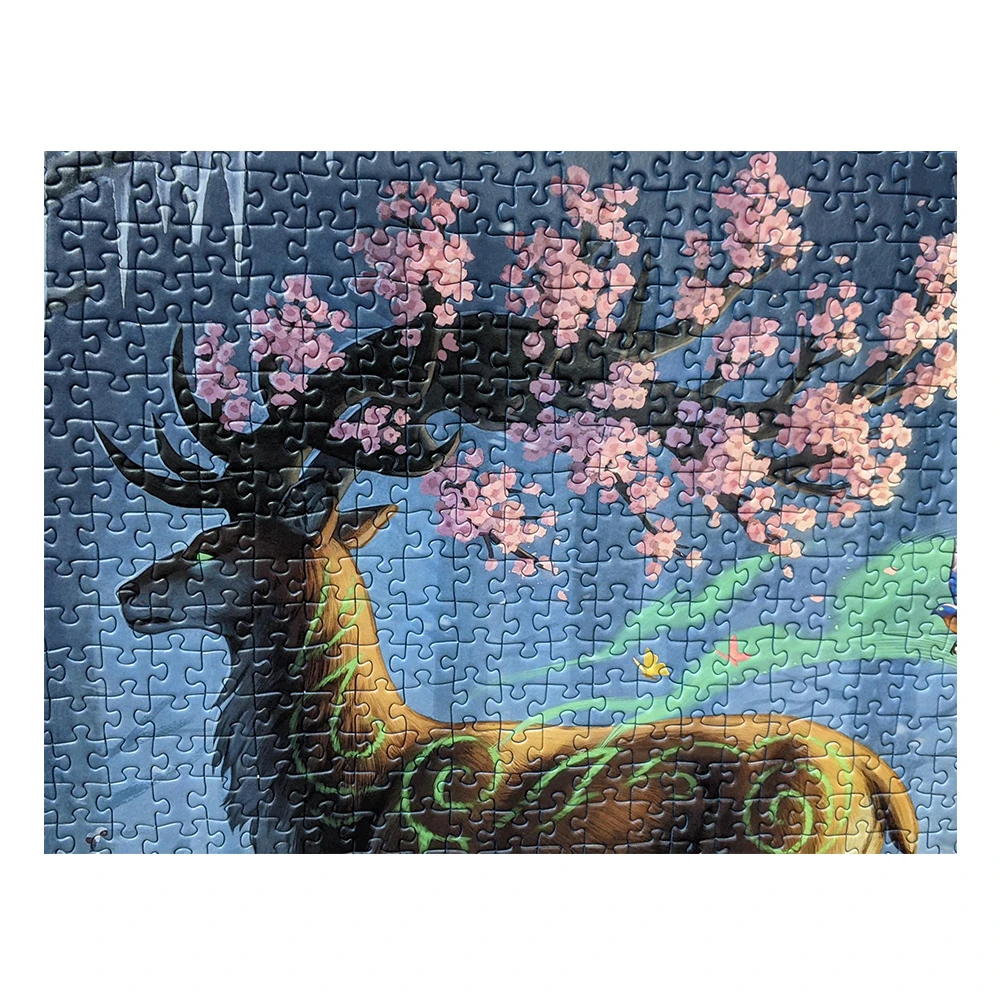 پازل ۱۰۰۰ تکه طرح گوزن در بهار Deer of Spring (برند رونزبرگر)-3.jpg