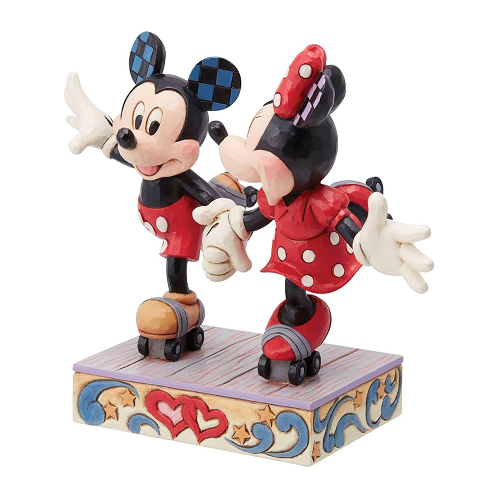 مجسمه میکی و مینی اسکیت سوار Mickey and Minnie Mouse Roller Skating (برند دیزنی) -۲.jpg