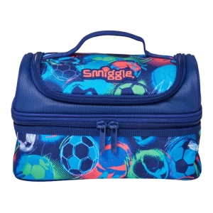 کیف ظرف غذا دوجداره دو زیپ طرح فوتبال (برند اسمیگل)