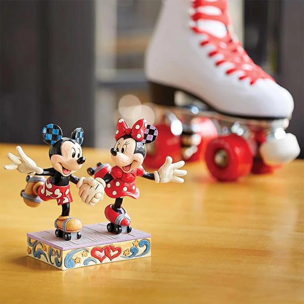 مجسمه میکی و مینی اسکیت سوار Mickey and Minnie Mouse Roller Skating (برند دیزنی) -۴.jpg