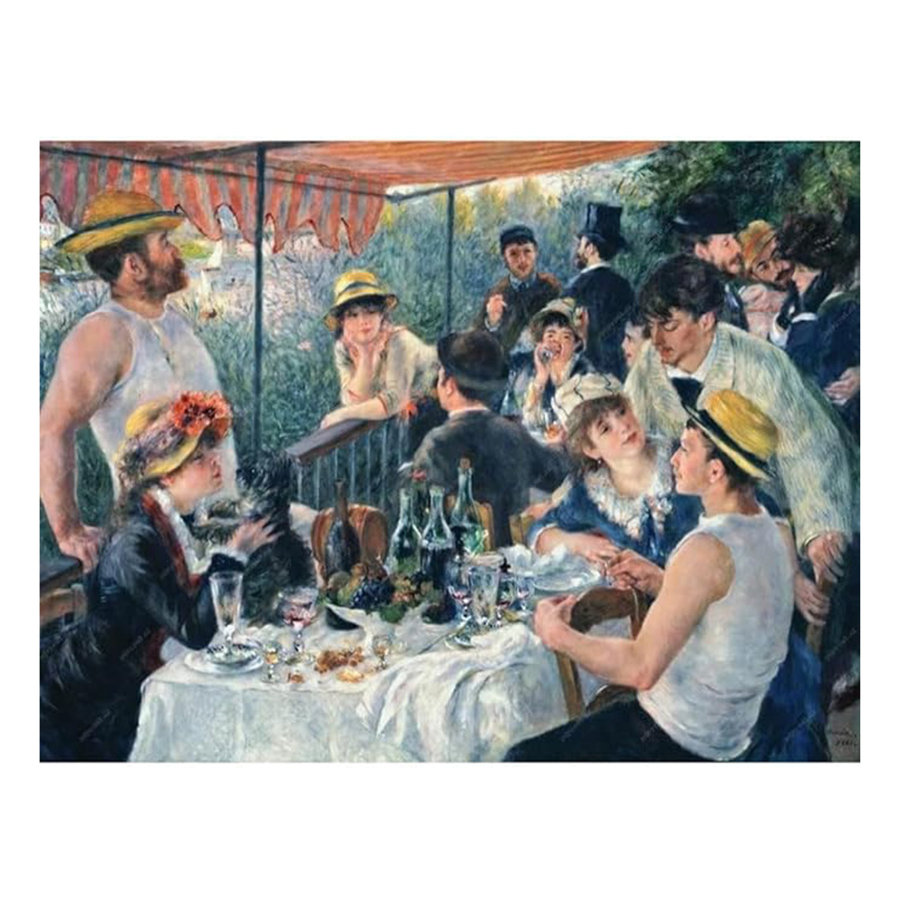 پازل ۱۵۰۰ تکه طرح صبحانه قایقرانان The Rower's Breakfast (برند راونزبرگر)-۲.jpg