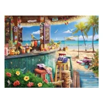 پازل ۱۵۰۰ تکه طرح کافه ساحلی Beach Bar Breezes (برند رونزبرگر)-۲.jpg
