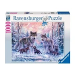 پازل ۱۰۰۰ تکه طرح گرگ‌ های زمستانی Arctic Wolves (برند رونزبرگر)-۱.jpg