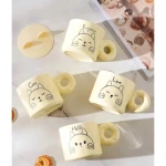 ماگ سرامیکی دسته گرد طرح گربه-۳.jpg