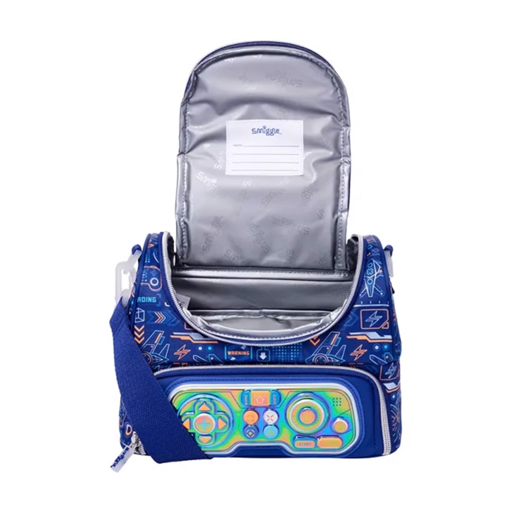 کیف ظرف غذا دوجداره دو زیپ طرح دسته بازی (برند اسمیگل)-2.jpg