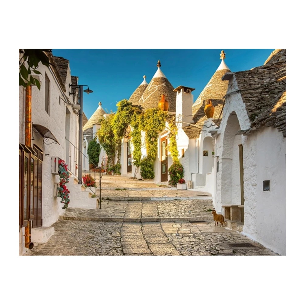 پازل ۱۰۰۰ تکه طرح آلبروبلو Alberobello (برند رونزبرگر)۰۱.jpg