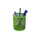 جا قلمی رومیزی توری فلزی وافر -سبز.jpg