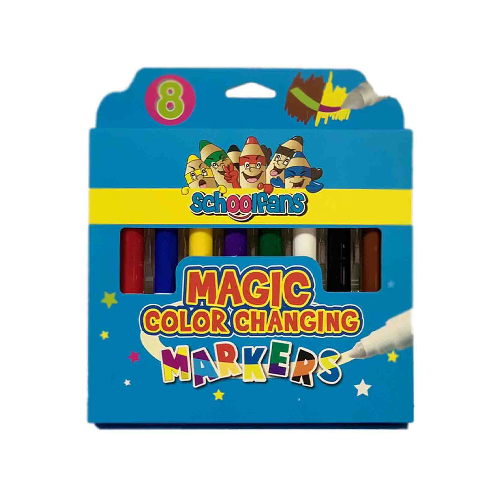 ماژیک نقاشی جادویی ۸ عددی (برند اسکول فنز)