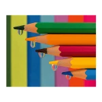 پازل ۱۰۰۰ تکه طرح مداد رنگی با قطرات آب  Coloured Pencils with Water Drops (برند رونرزبرگر)-۳.jpg
