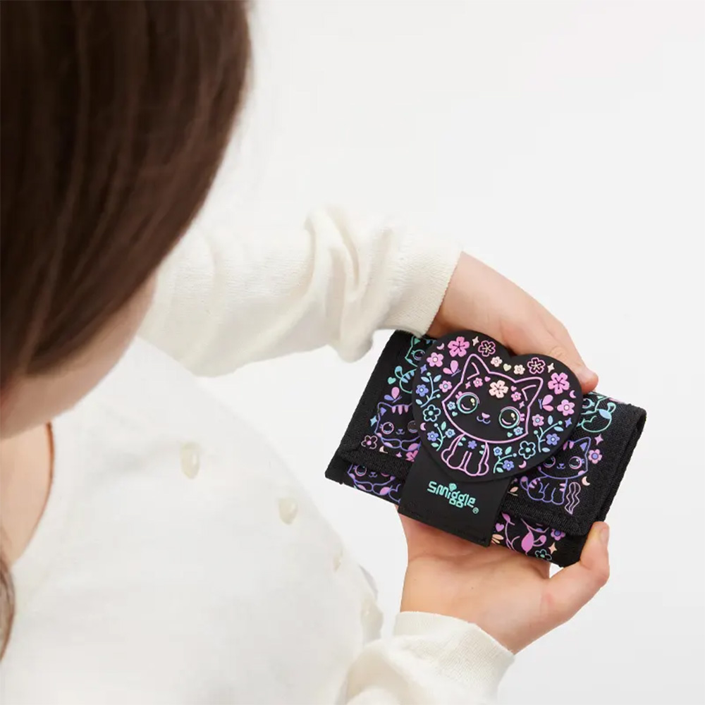 کیف پول طرح گربه مشکی (برند اسمیگل)-۲.jpg