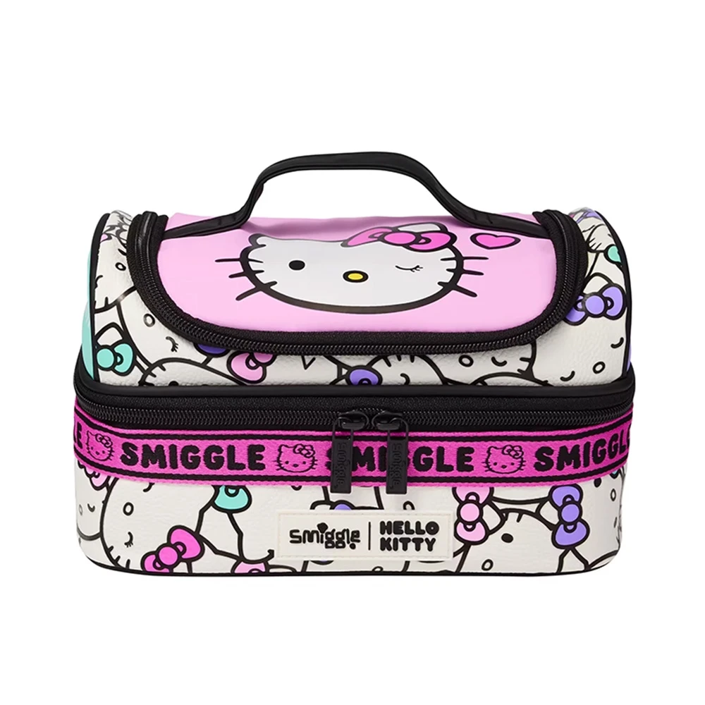 کیف ظرف غذا دوجداره دو زیپ طرح هلو کیتی (برند اسمیگل)-۱.jpg