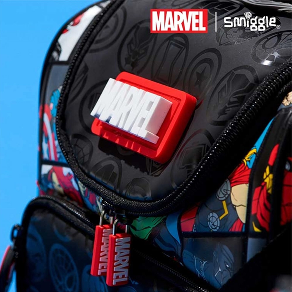 کیف ظرف غذا دوجداره دو زیپ طرح مارول (برند اسمیگل)-۶.jpg