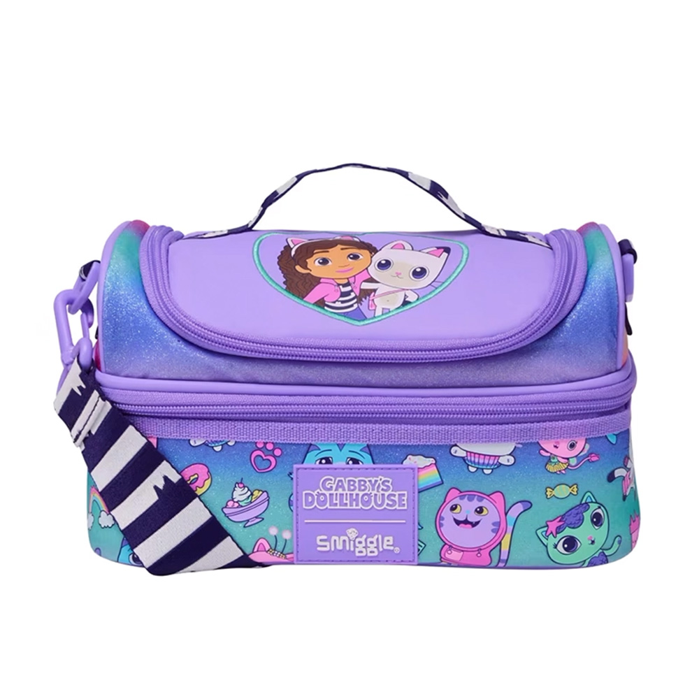 کیف ظرف غذا دوجداره دو زیپ خانه عروسکی گبی (برند اسمیگل)