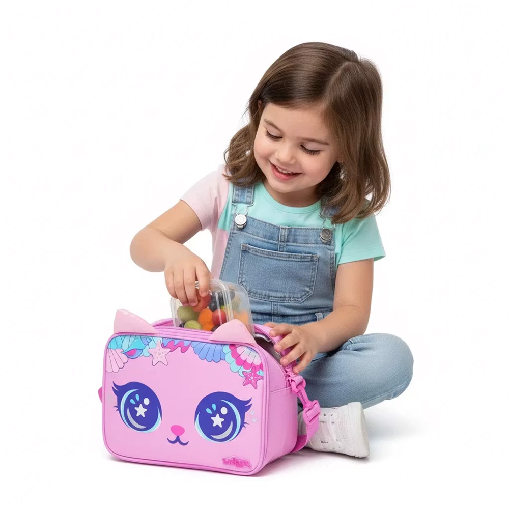 کیف ظرف غذا طرح چشم صورتی (برند اسمیگل)-۴.jpg