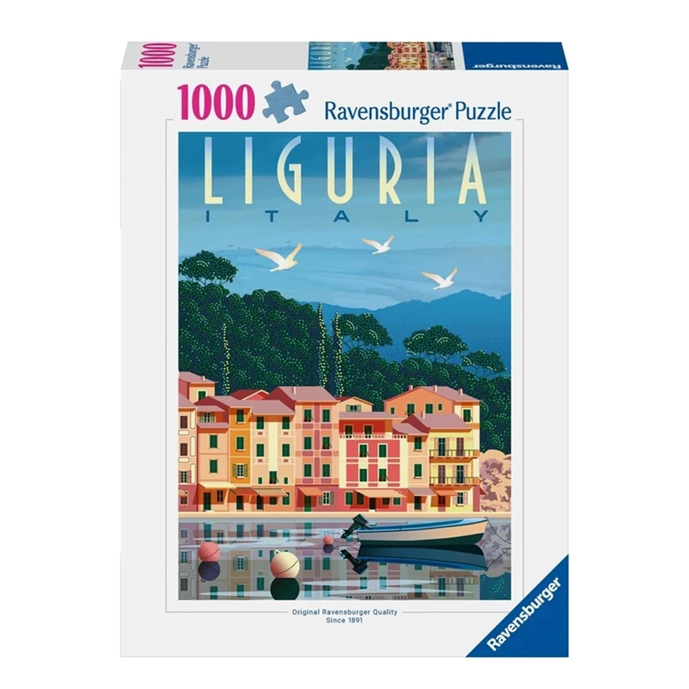 پازل ۱۰۰۰ تکه طرح کارت پستال از لیگوریا Postcard from Liguria (برند رونزبرگر)-۱.jpg