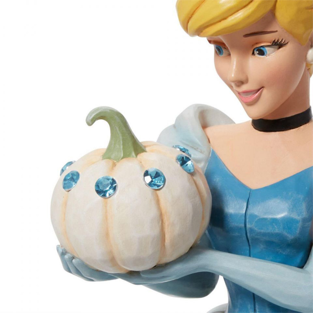 مجسمه سیندرلا Cinderella Holding Pumpkin Deluxe (برند دیزنی)-۱.jpg