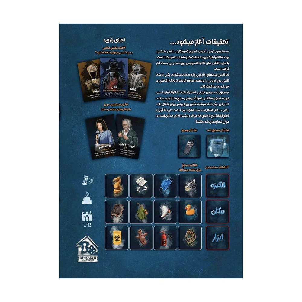 بازی پرونده جنایی معمایی نامه های ارواح (برند دهکده بردگیم)-۲.jpg