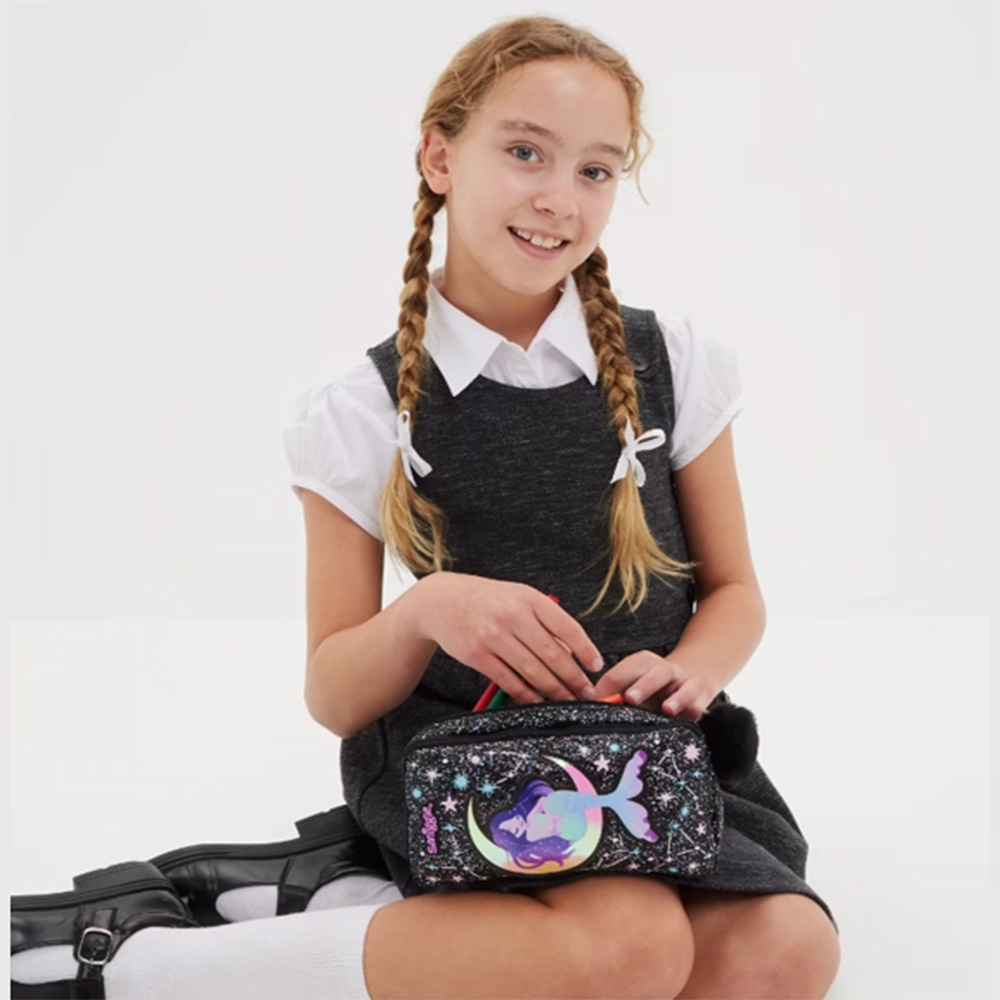 جامدادی دسته دار طرح ماه و پری دریایی (برند اسمیگل) -۱.jpg