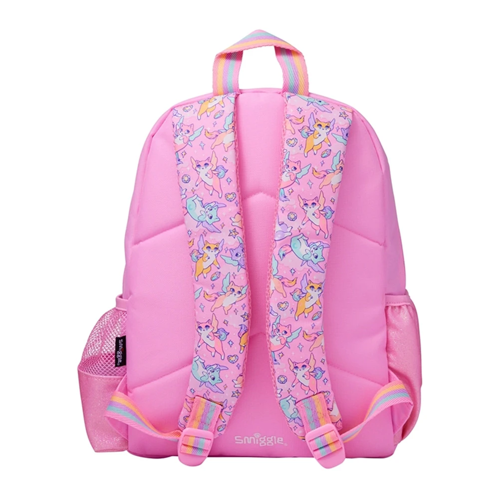  کوله پشتی بزرگ طرح گربه صورتی (برند اسمیگل) -۳.jpg