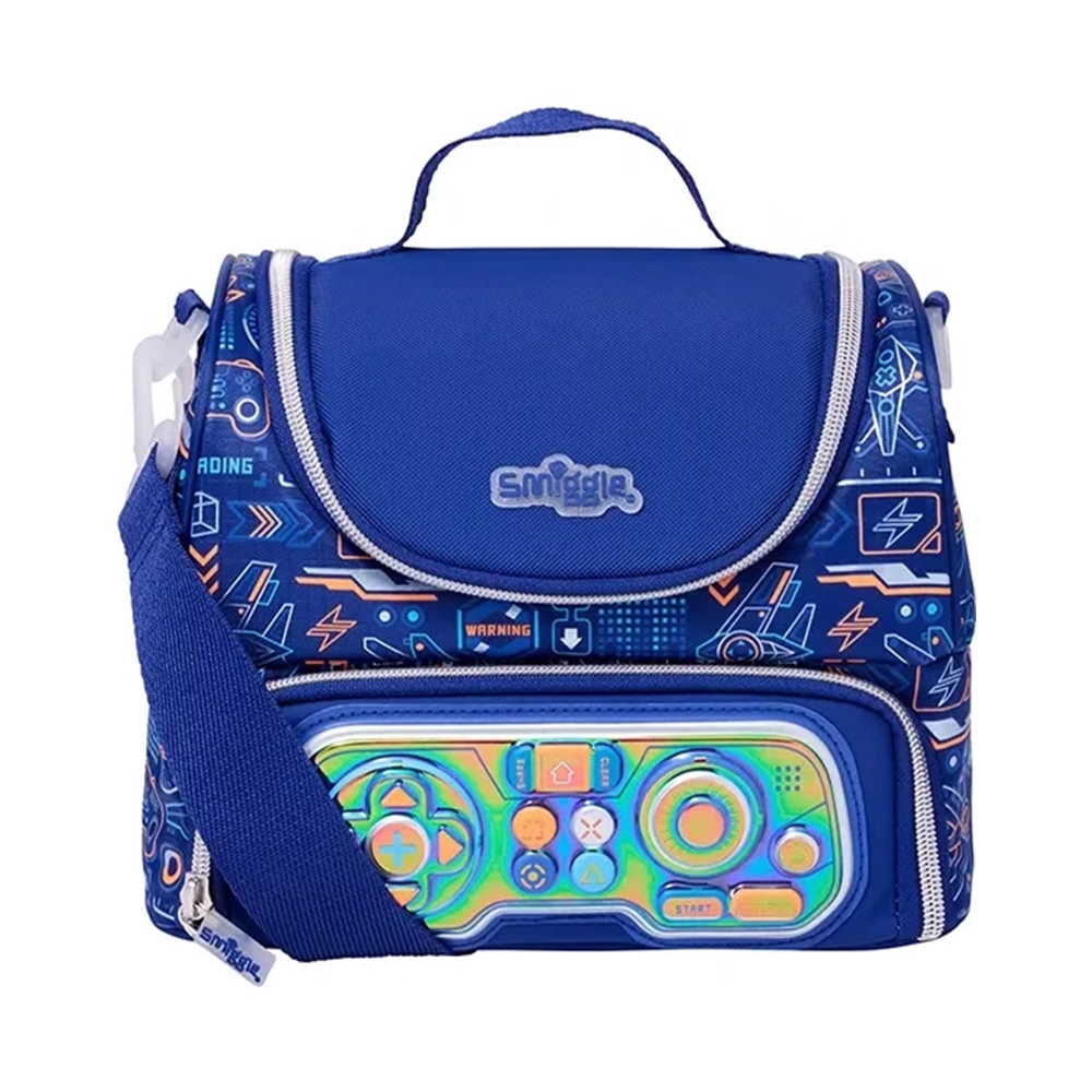 کیف ظرف غذا دوجداره دو زیپ طرح دسته بازی (برند اسمیگل)