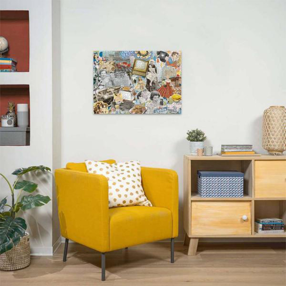 پازل ۱۰۰۰ تکه طرح سلامی از دهه ۵۰ میلادی Greetings from the 1950s (برند رونزبرگر)-۳.jpg