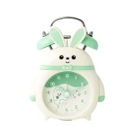 ساعت رومیزی زنگ دار طرح خرگوش -سیز.jpg