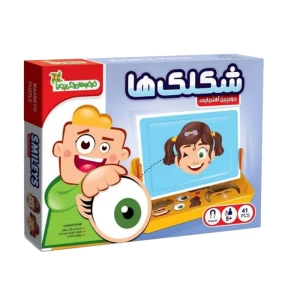 جورچین آهنربایی شکلک ها (برند فرفره های رنگی پویا)