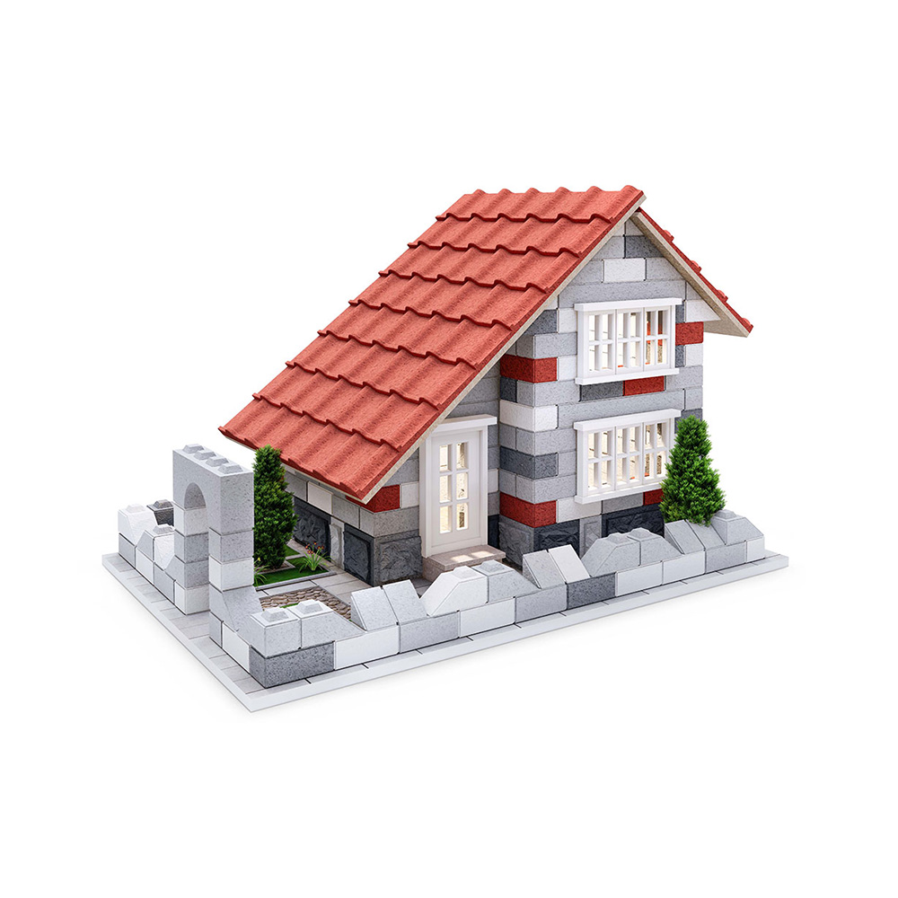 کیت ساختنی 367 تکه مدل ویلای دو طبقه Two Storey Villa (برند اشل)-1.jpg