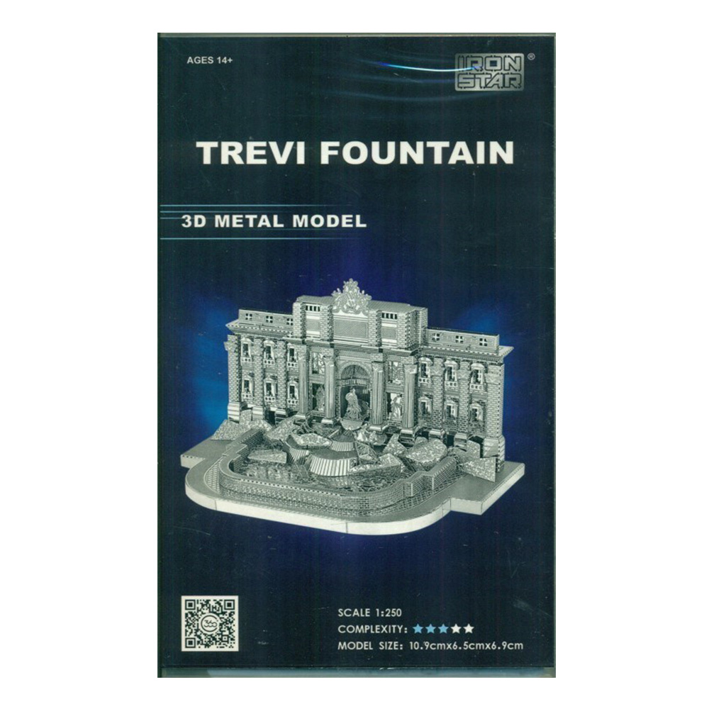 پازل سه بعدی فلزی مدل فواره تروی Trevi Fountain (برند آیرون استار)-2.jpg