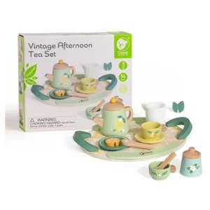 ست چای خوری چوبی Vintage Afternoon Tea Set (برند کلاسیک ورد)