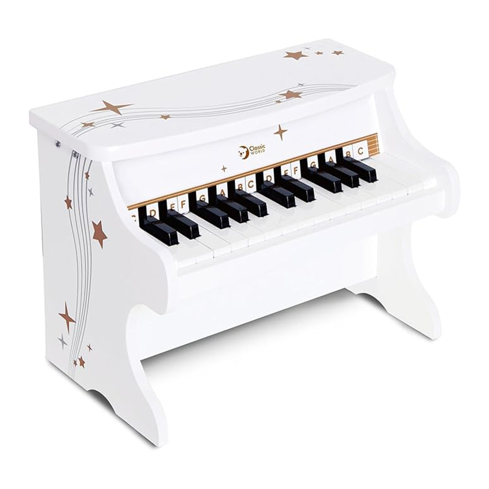 پیانو چوبی رنگ سفید Fantasy Piano (برند کلاسیک ورد)