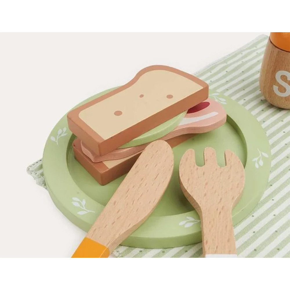 ست صبحانه خوری چوبی Vintage Breakfast Tray-۵.jpg